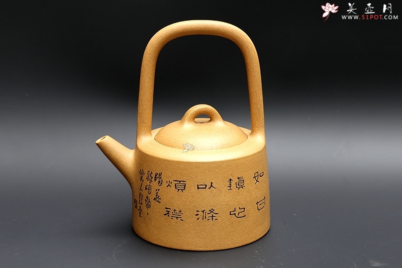 紫砂壶图片:曼生提梁 - 美壶网