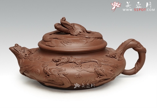 紫砂壶名家作品 九龙 副本 拷贝 范寿昌紫砂