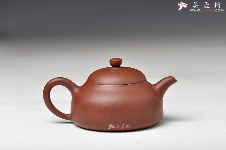 紫砂壶图片：实用耐品 全手小半月 适合绿茶 - 美壶网