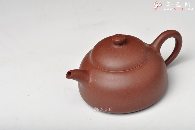 紫砂壶图片：实用耐品 全手小半月 适合绿茶 - 美壶网