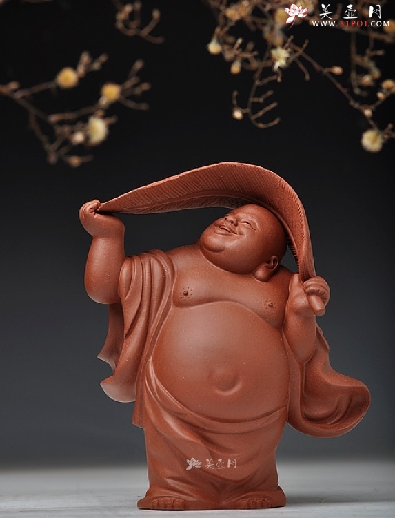 紫砂壶图片：形神兼备 精品 芭蕉罗汉 - 美壶网