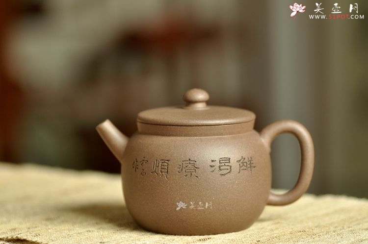 紫砂壶图片：和石装饰 万工经典之作 全手明香 实用精品 - 美壶网