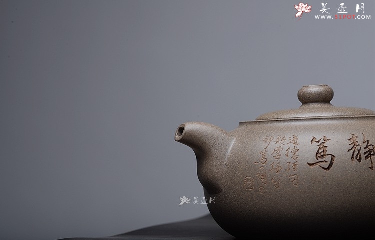 紫砂壶图片：饱满浑厚 生活感悟~ 钱伟刚原创作品 耐品之作 虚极 - 美壶网