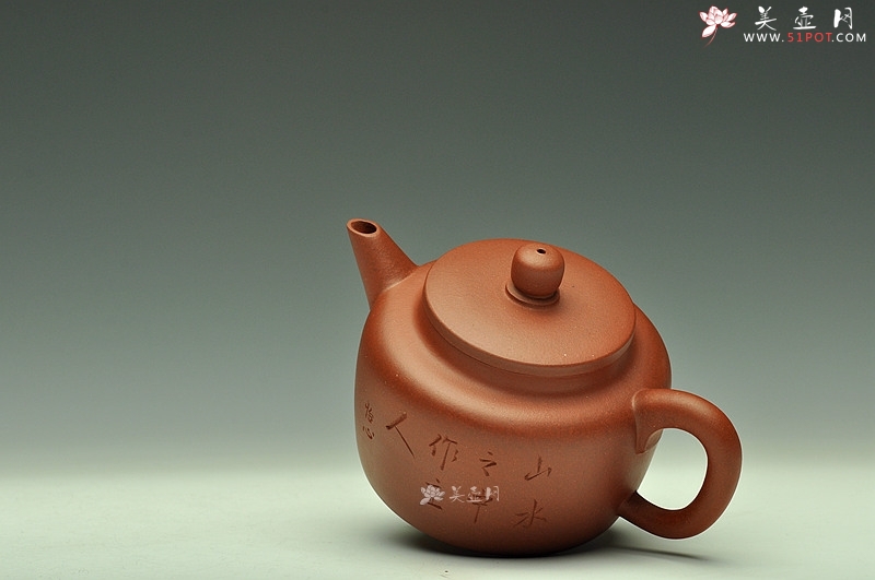 紫砂壶图片：美壶特惠 山水之中作主人 摹古剑流德中对壶 茶人最爱~价格为单款 - 美壶网
