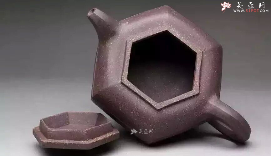 紫砂壶图片：六方壶 - 美壶网
