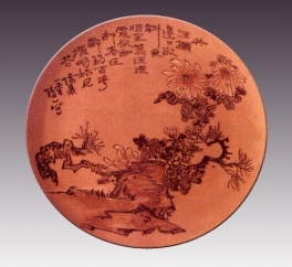 紫砂壶图片：清妍陶瓷挂盘 - 美壶网
