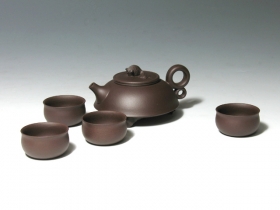 紫砂壶图片：鱼乐茶具 - 美壶网