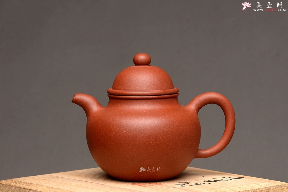 紫砂壶图片：美壶特惠 优质红皮龙 传统经典 寿珍掇球 - 美壶网