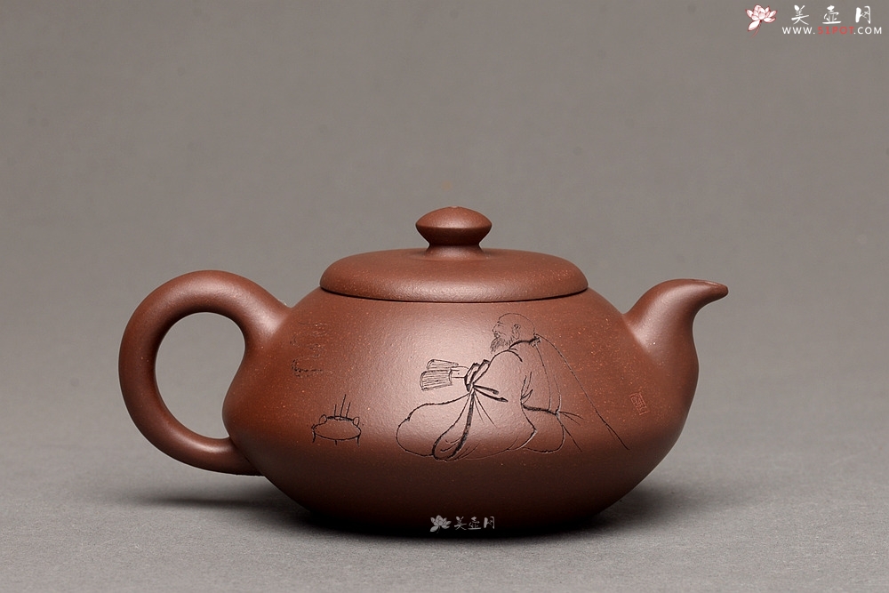 紫砂壶图片：钱伟刚新品 灵巧喜人 实用佳品 禅语 - 美壶网