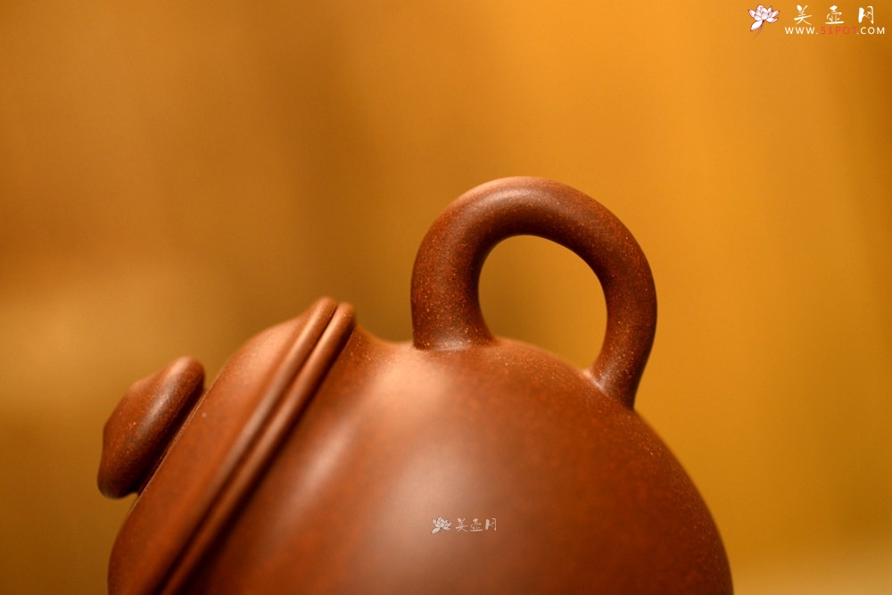 紫砂壶图片：美壶特惠 玩味巨轮 茶人最爱 实用 独孔加不锈钢滤网 - 美壶网