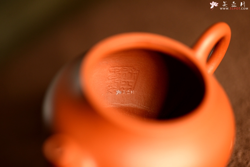 紫砂壶图片：只为茶人 传统器形 古雅大方 优质朱泥 全手君德 - 美壶网