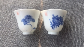 紫砂壶图片：梅菊杯 - 美壶网