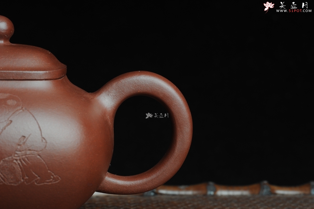 紫砂壶图片：美壶特惠 养神煮茶图传炉壶  - 美壶网