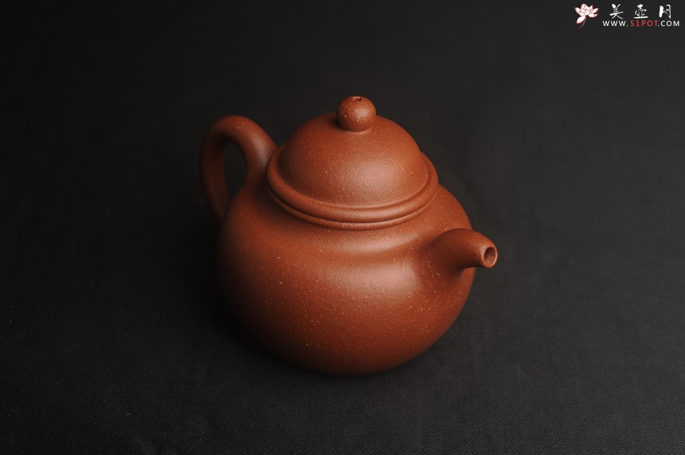 紫砂壶图片：美壶特惠 精致降坡泥寿珍掇球茶壶 性价比高 茶人醉爱 - 美壶网