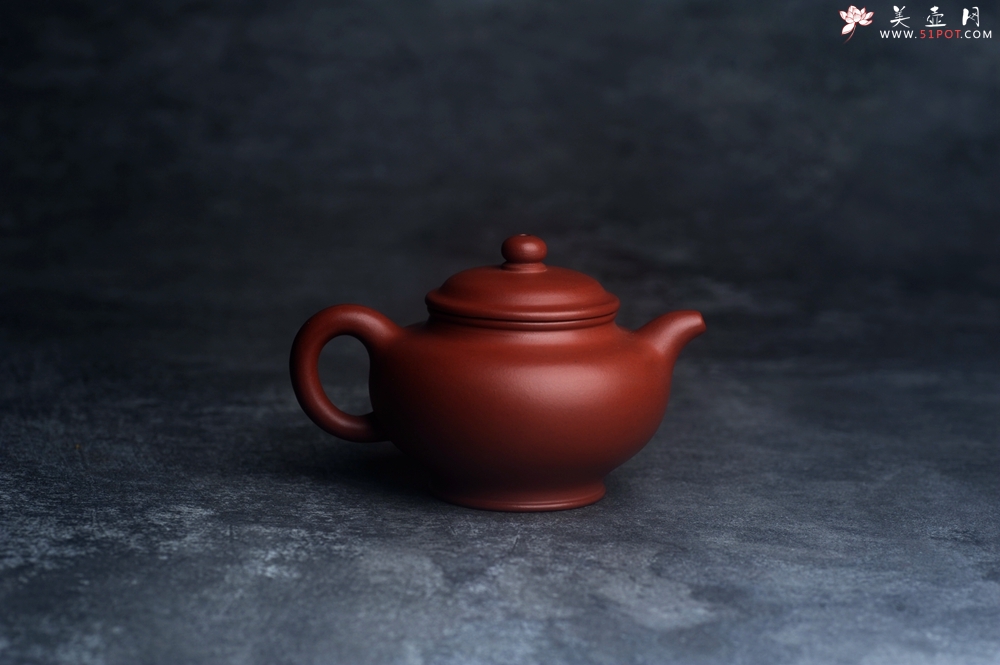 紫砂壶图片：美壶特惠 精品红泥大亨掇只 茶人醉爱 - 美壶网