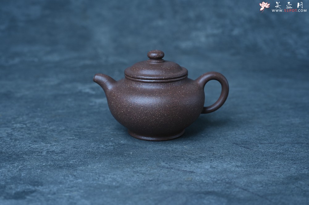 紫砂壶图片：美壶特惠 手工手制紫砂壶特好黄龙山高温老段泥掇只壶 茶壶 茶具 单壶 - 美壶网