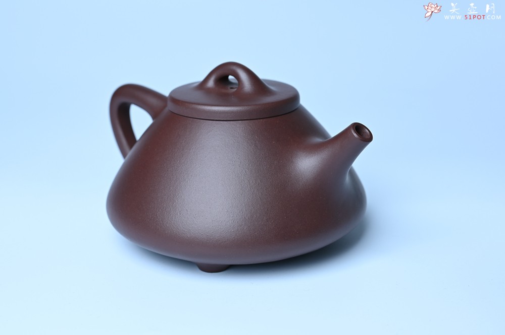 紫砂壶图片：美壶特惠 特好老紫泥子冶石瓢 - 美壶网