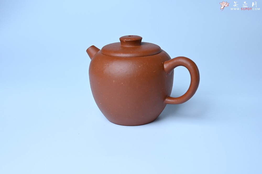 紫砂壶图片：美壶特惠 精品粗砂红泥巨轮壶 茶人醉爱 - 美壶网