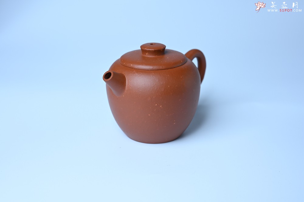 紫砂壶图片：美壶特惠 精品粗砂红泥巨轮壶 茶人醉爱 - 美壶网