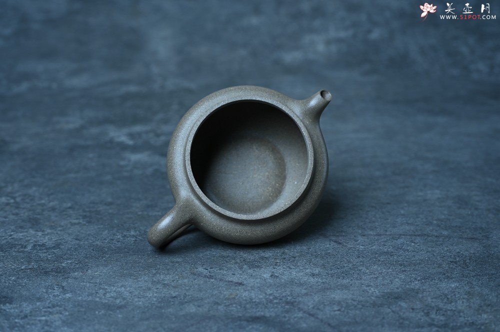 紫砂壶图片：美壶特惠 特好芝麻绿泥云帆紫砂壶 茶人醉爱 - 美壶网