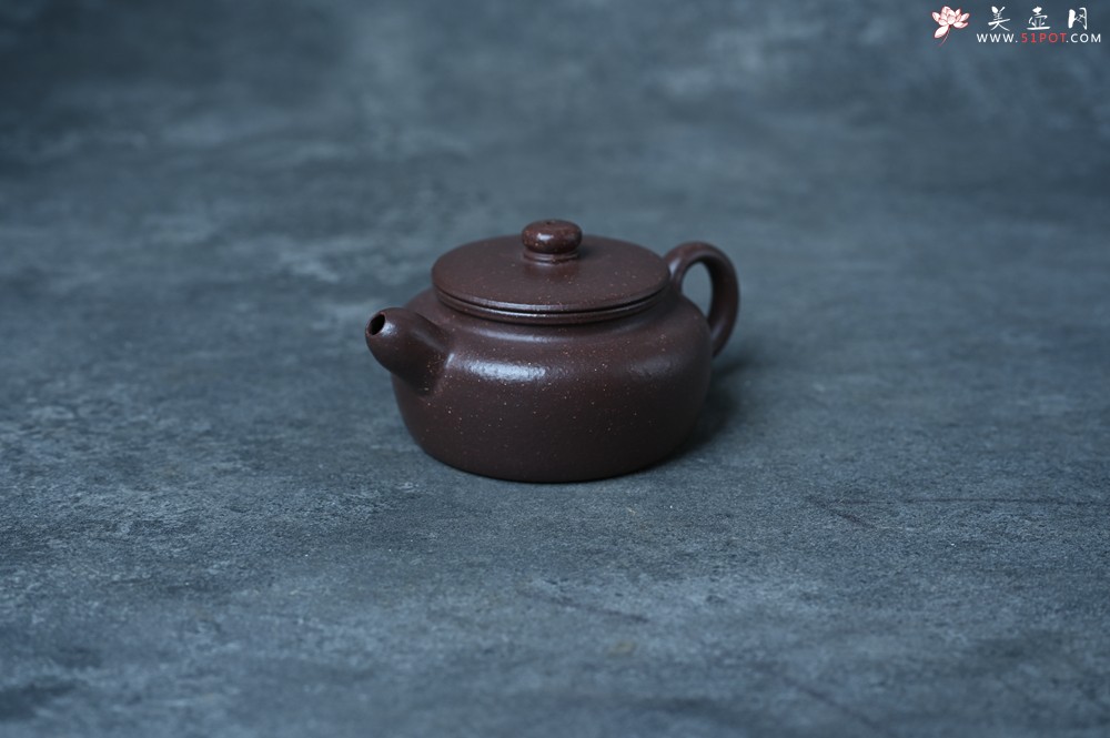紫砂壶图片：美壶特惠 手工手制紫砂壶特好紫玉金砂涌泉壶 茶壶 茶具 单壶 - 美壶网