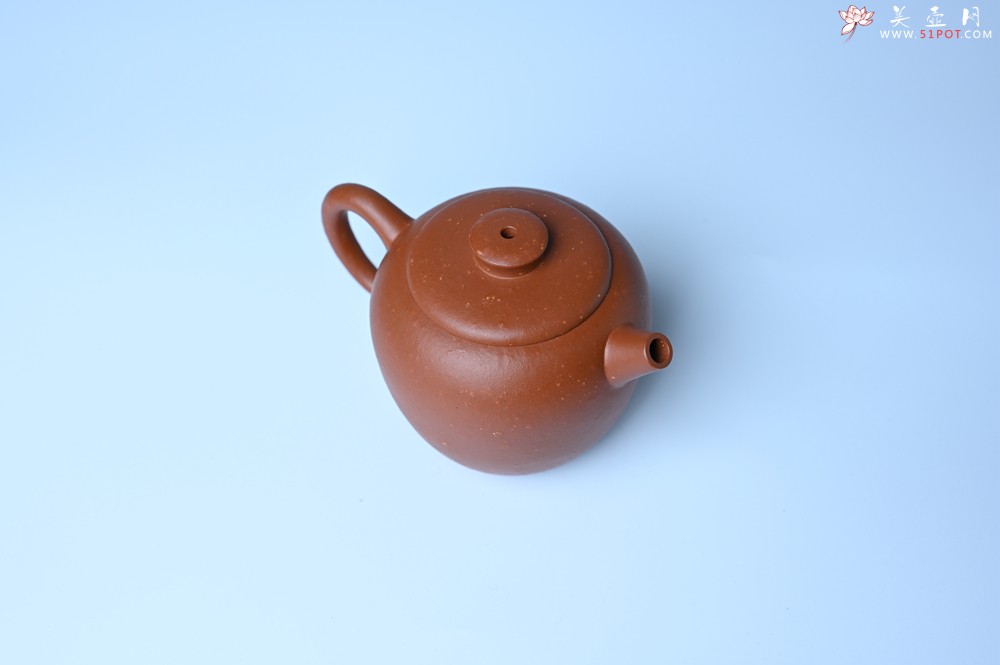 紫砂壶图片：美壶特惠 精品粗砂红泥巨轮壶 茶人醉爱 - 美壶网