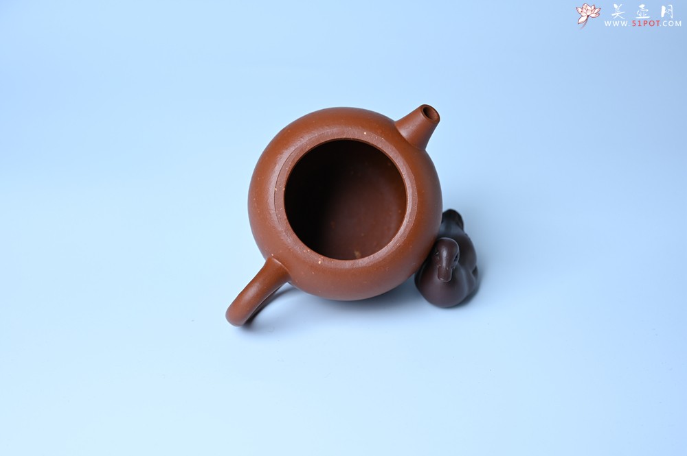 紫砂壶图片：美壶特惠 精品粗砂红泥巨轮壶 茶人醉爱 - 美壶网