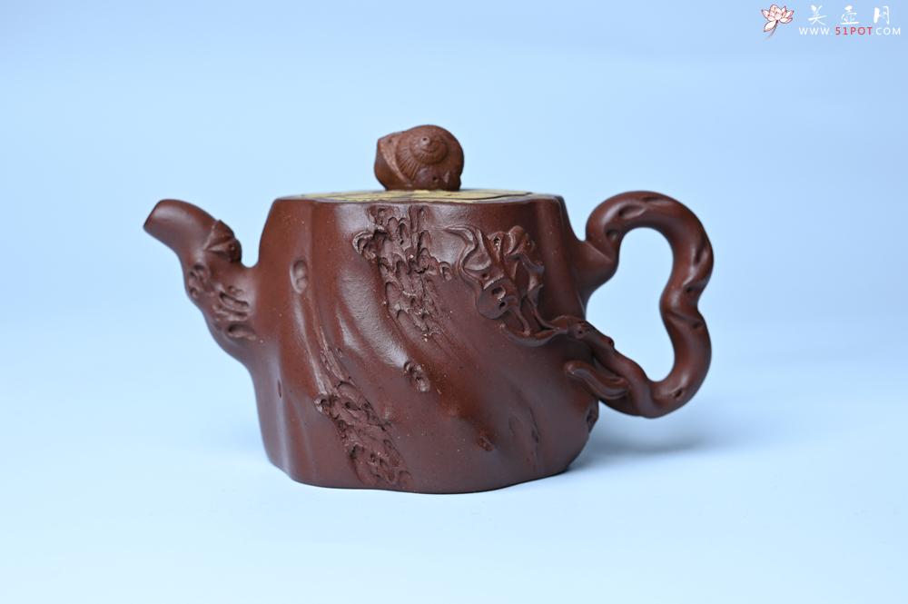紫砂壶图片：美壶特惠 精品底槽青全手工留痕壶 细节生动 - 美壶网