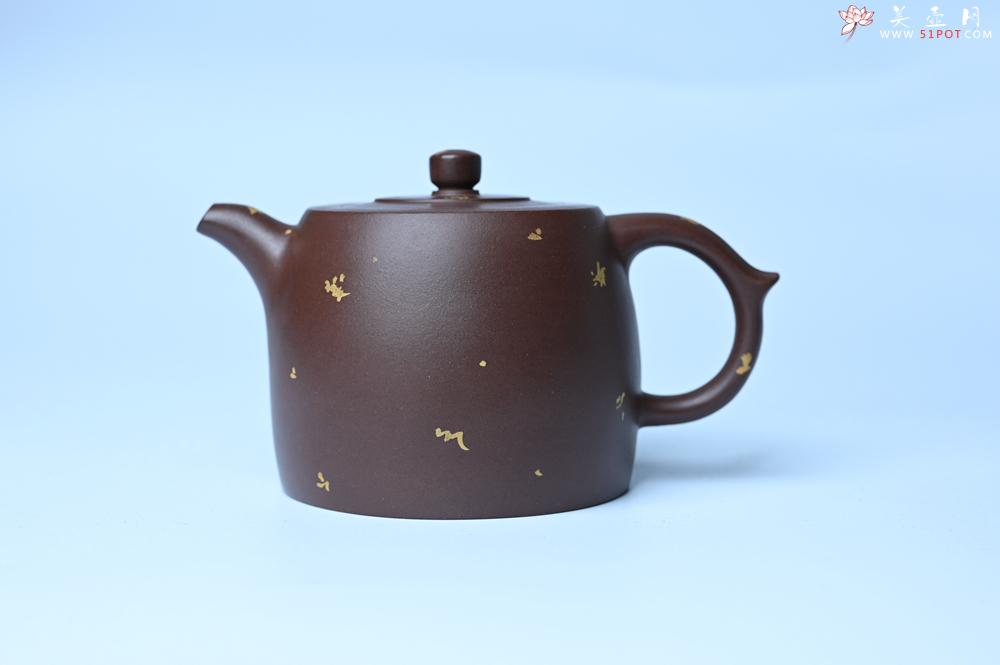 紫砂壶图片：美壶特惠 特好老紫泥洒金井栏壶 茶人醉爱 - 美壶网
