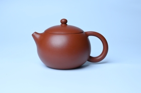 紫砂壶图片：美壶特惠 油润大红袍朱泥 小品西施壶 茶人醉爱 - 美壶网