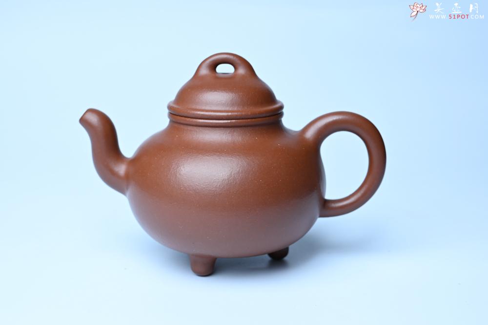 紫砂壶图片：潜力股周小培老师 特好清水泥全手工过桥乳鼎壶 期待与您结缘 - 美壶网