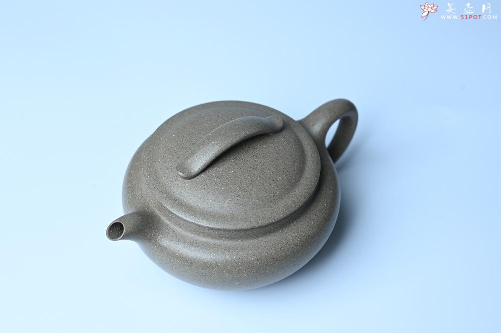 紫砂壶图片：美壶特惠 特好芝麻绿泥云帆紫砂壶 茶人醉爱 - 美壶网