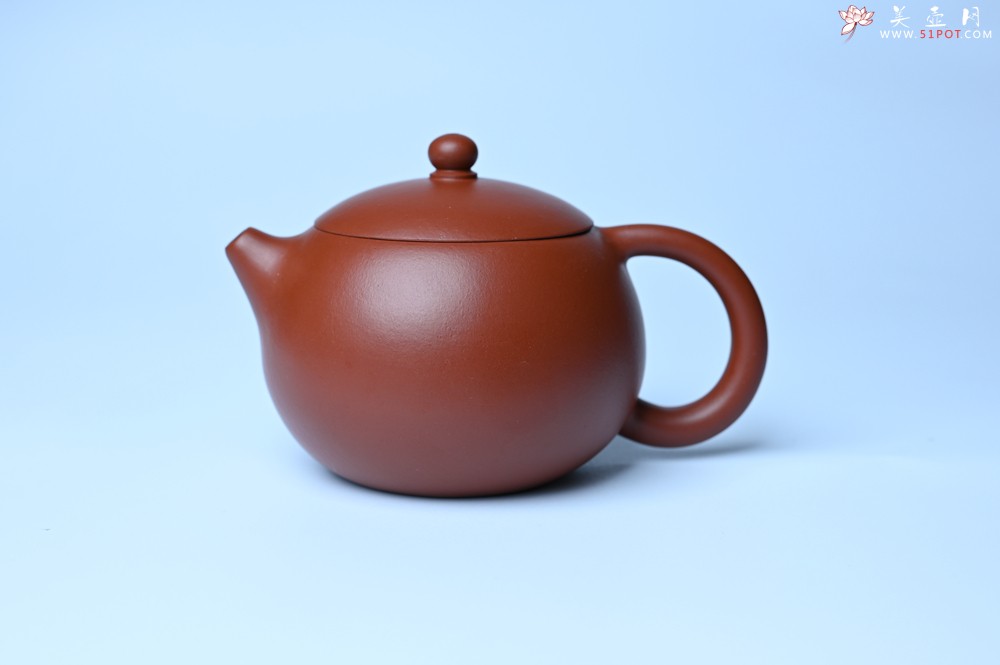紫砂壶图片：美壶特惠 油润大红袍朱泥 小品西施壶 茶人醉爱 - 美壶网