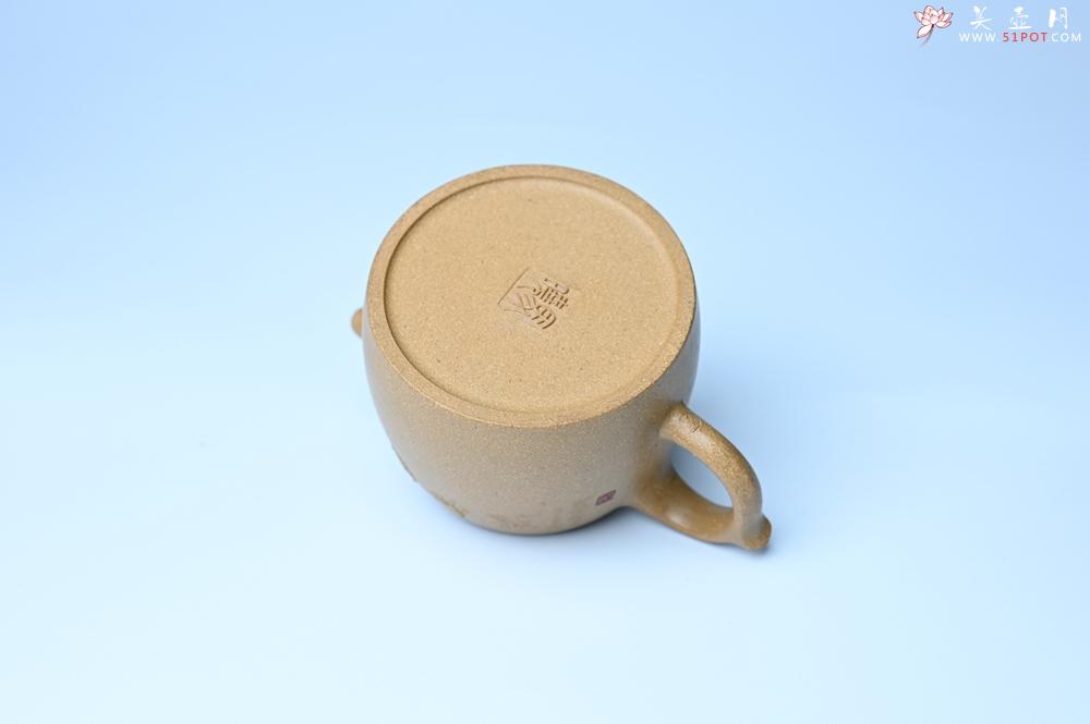 紫砂壶图片：美壶特惠 精致特好黄段泥井栏壶 泥绘祥瑞兔子 惠风和畅 寓意吉祥好运常来 - 美壶网