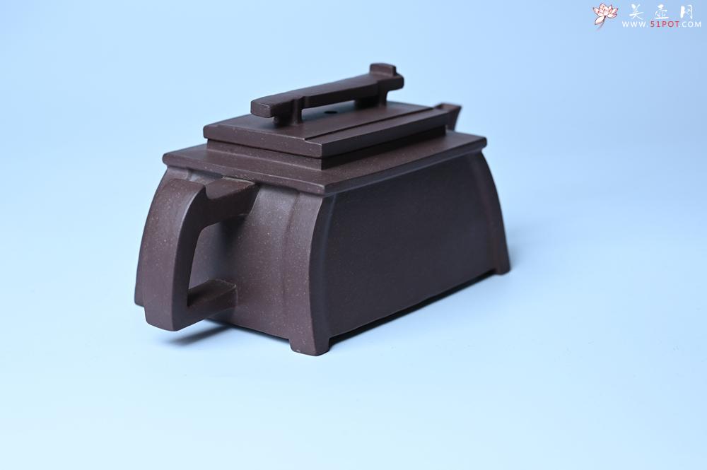 紫砂壶图片：美壶特惠 精致紫泥琴壶 难度大 茶人醉爱 - 美壶网