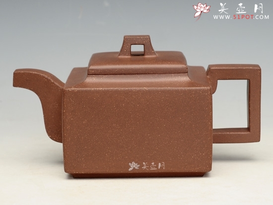 紫砂壶图片：亚明四方  容量：350cc - 美壶网