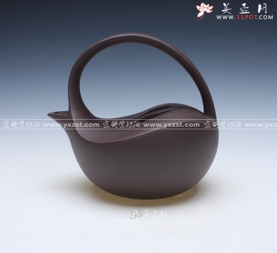 紫砂壶图片：提梁太极 - 美壶网