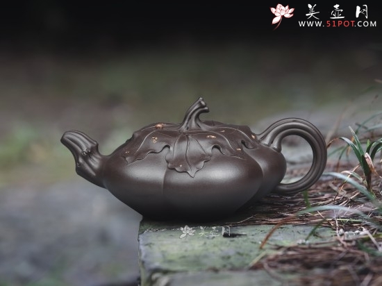 紫砂壶图片：瓜熟蒂落 - 美壶网