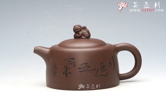 紫砂壶图片：狮球 - 美壶网