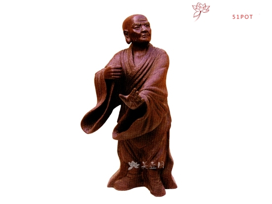 紫砂壶图片：看门罗汉作者：高级工艺师吴克强 - 美壶网