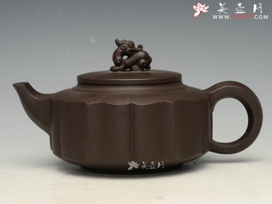 紫砂壶图片：玲珑  容量：400cc - 美壶网