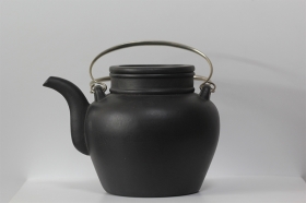 紫砂壶图片：施金廷（1878-1950）寿星壶 - 美壶网