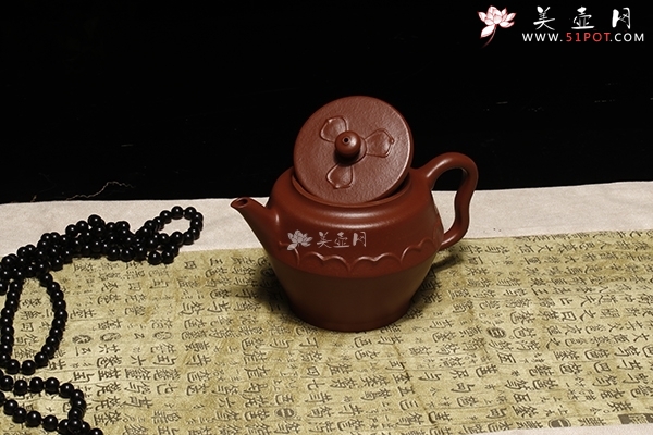 紫砂壶图片：亭荷 - 美壶网