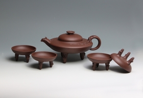 紫砂壶图片：天下一品茶具 - 美壶网