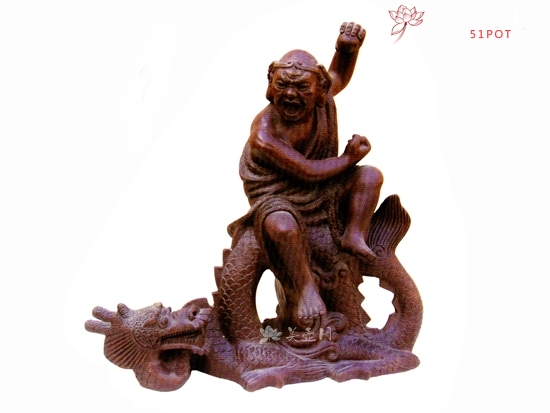 紫砂壶图片：降龙罗汉  作者：高级工艺师吴克强 - 美壶网