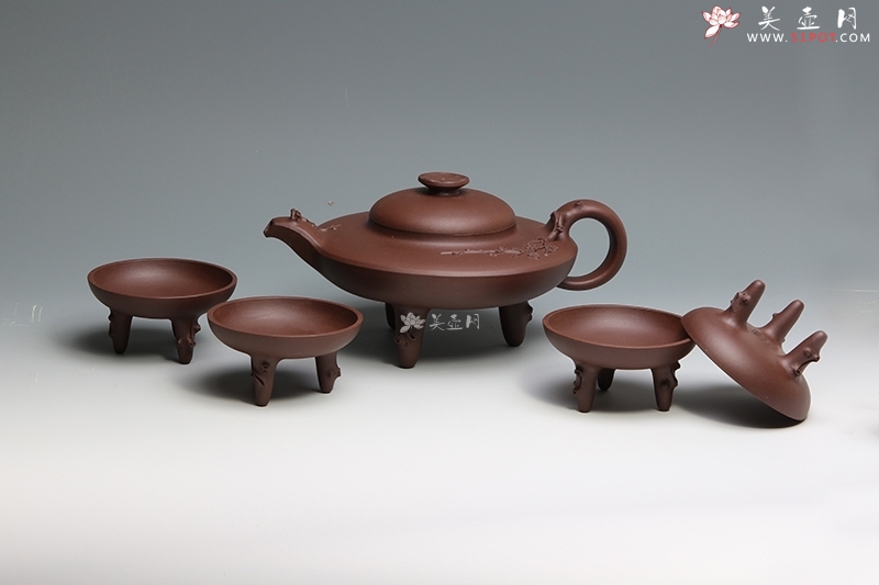 紫砂壶图片：天下一品茶具 - 美壶网
