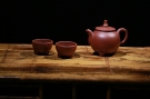 紫砂壶图片：顶天立地茶具 - 美壶网