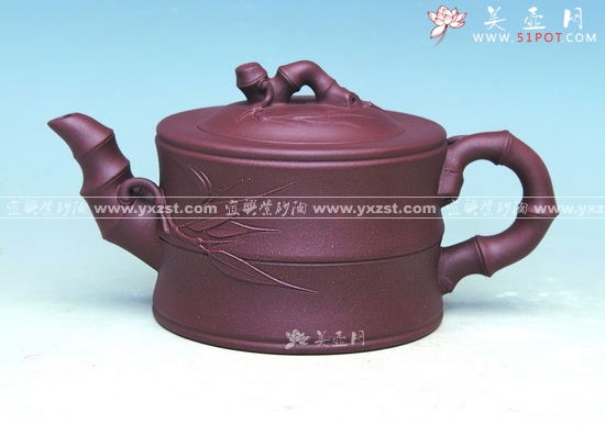 紫砂壶图片：竹段 - 美壶网