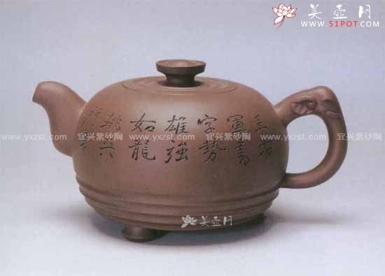 紫砂壶图片：十一头神洲茶具 - 美壶网
