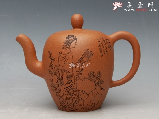 紫砂壶图片：中国古典名著《红楼梦》之十二金钗 - 美壶网
